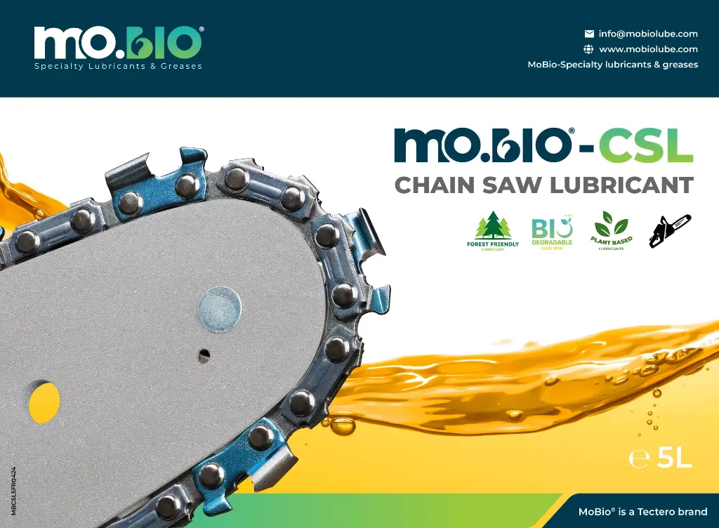 Mo.bio-CSL (Chain Saw Lubricant) (4 X 5 liter)